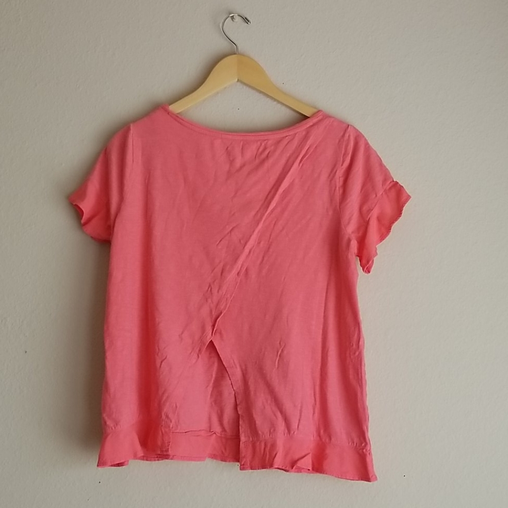 Pink Ruffle Top - Picture 2 of 4